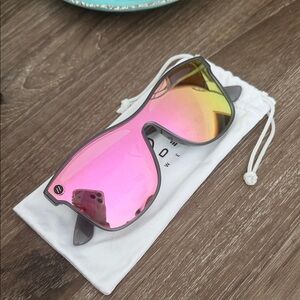 Blenders Pink and Gray Sunglasses